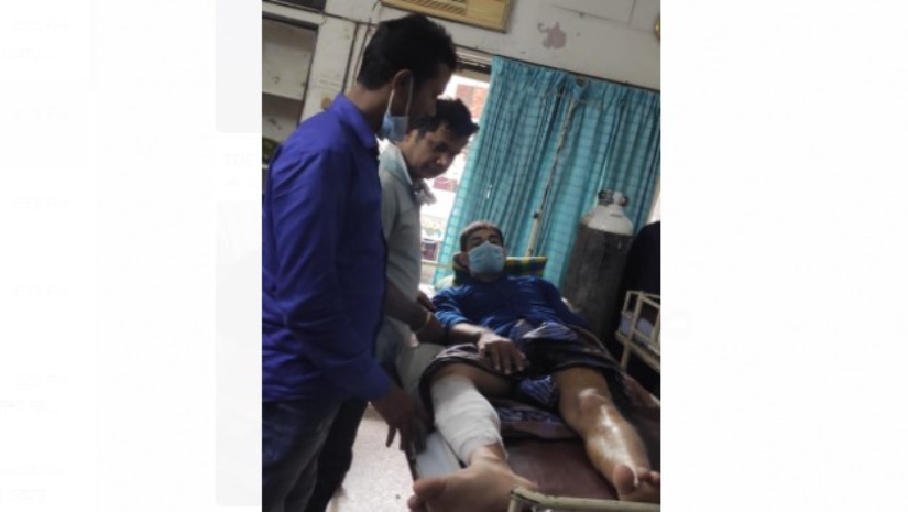 গুলিবিদ্ধ ঢাকা কলেজ ছাত্রদলের সহ-সভাপতি সাইফুল ইসলাম তুহিন