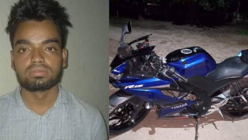চোরাই মোটরসাইকেলসহ ছাত্রলীগ কর্মী গ্রেফতার