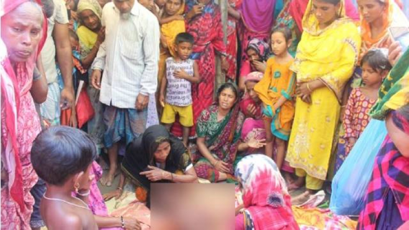 লাশের পাশে স্বজনদের আহাজারি