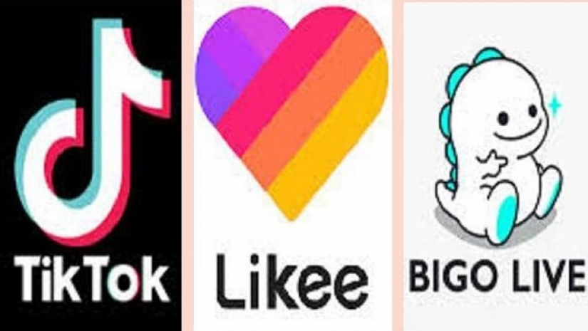 টিকটক, লাইকি, বিগো