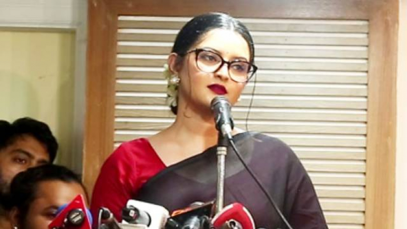 প্রীতিলতা চলচ্চিত্রের মিট দ্য প্রেসে পরী মণি