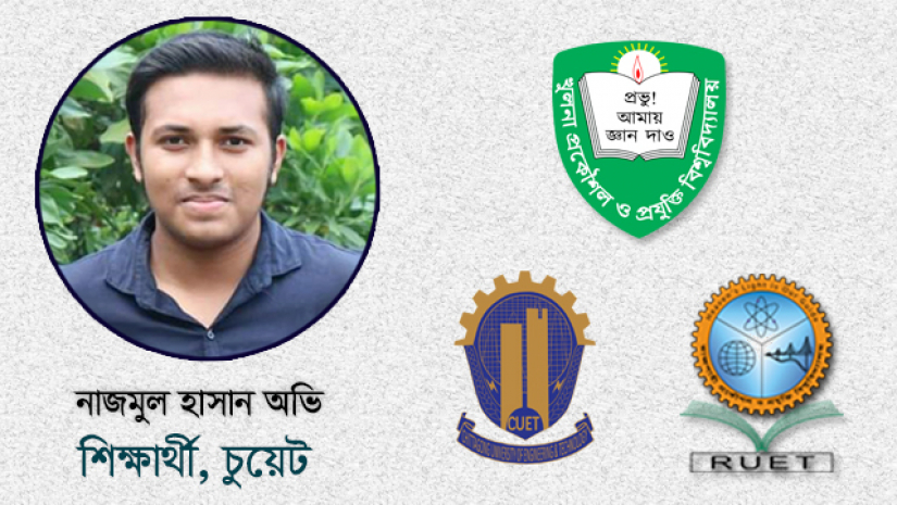 এ বছর গুচ্ছ পদ্ধতিতে চুয়েট,কুয়েট,রুয়েট ভর্তি পরীক্ষা আগামী ১৩ই নভেম্বর অনুষ্ঠিত হওয়ার কথা রয়েছে।