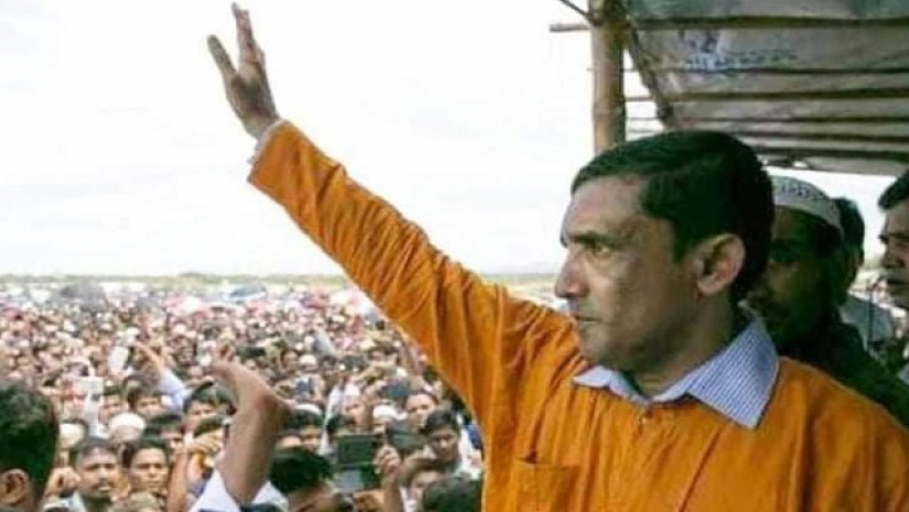 সমাবেশে রোহিঙ্গা নেতা মুহিবুল্লাহ