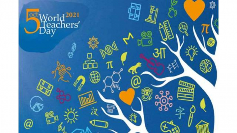 প্রতিবছর ৫ অক্টোবর বিশ্বব্যাপী পালিত হয়ে থাকে বিশ্ব শিক্ষক দিবস