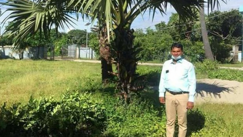 তিন হাজার তালবীজ রোপণ করলেন স্কুল শিক্ষক