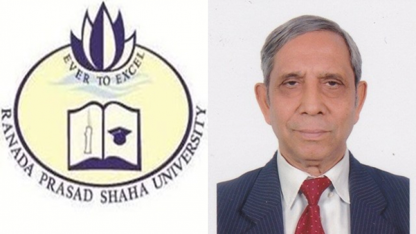 রণদা প্রসাদ সাহ'র উপাচার্য অধ্যাপক ড. মনিদ্র কুমার রায়