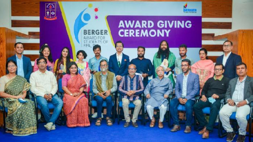 ঢাবির ৮ শিক্ষার্থীর বার্জার পুরস্কার লাভ 