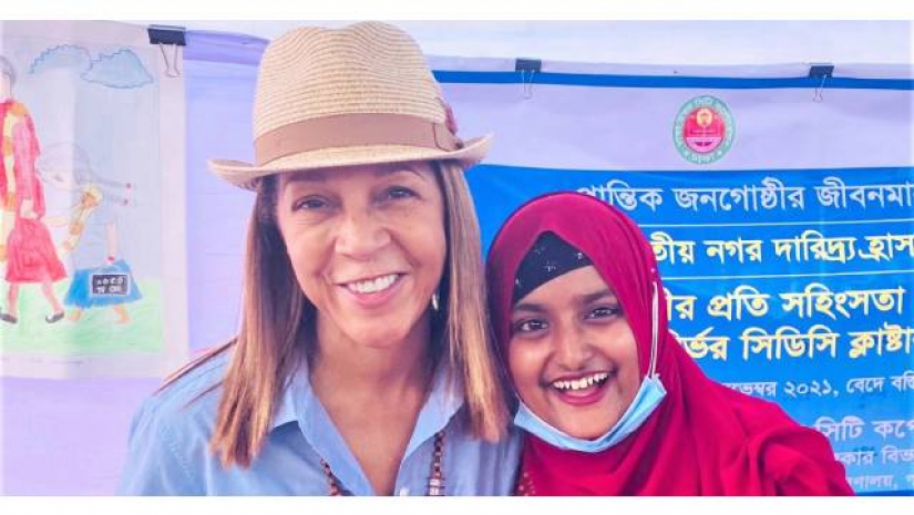 ব্রিটিশ প্রধানমন্ত্রী বরিস জনসনের গার্লস এডুকেশন বিষয়ক বিশেষ দূত হেলেন গ্রান্ট