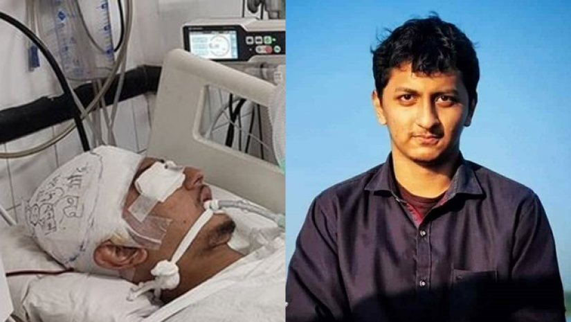 গুরুতর আহত মাহাদি আকিব 