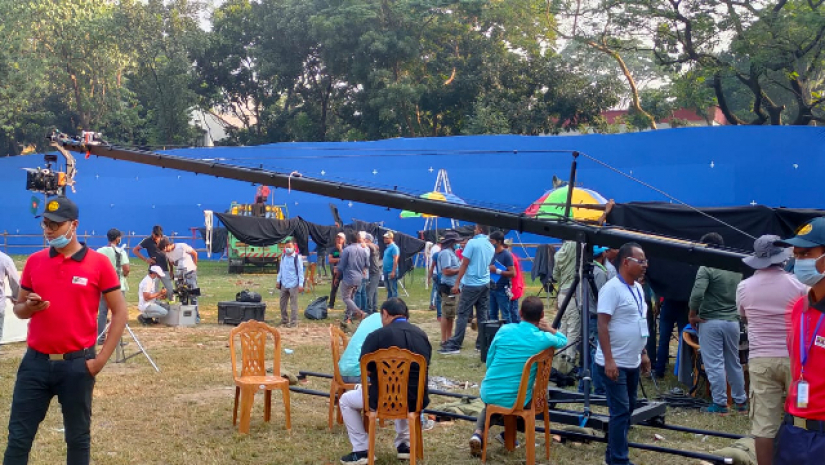 ‘বঙ্গবন্ধু’ বায়োপিকের চিত্রায়ন চলছে