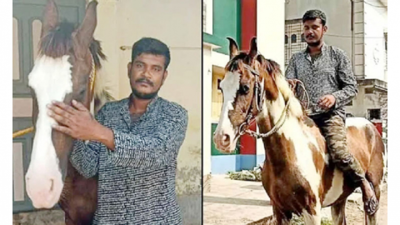তেলের দাম বাড়ায় বাইক বিক্রি করে ঘোড়া কিনলেন যুবক