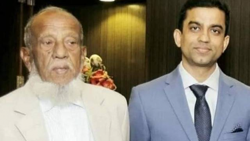 পিতার সঙ্গে ছাত্রলীগের সাবেক সভাপতি মাহমুদ হাসান রিপন