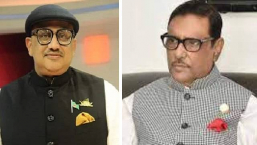 তথ্য প্রতিমন্ত্রী মুরাদ হাসান ও ওবায়দুল কাদের