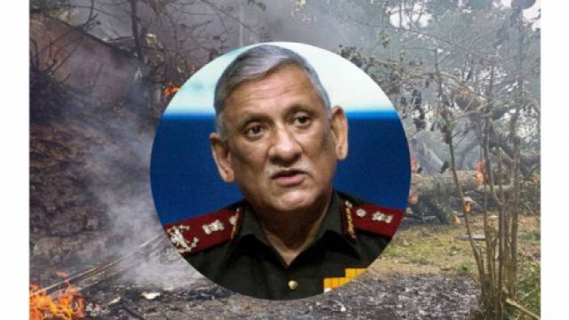 ভারতের প্রতিরক্ষা প্রধানকে বহনকারী হেলিকপ্টারের ১৪ আরোহীর ১৩ জনই নিহত