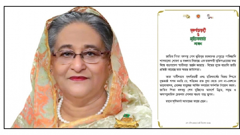 প্রধানমন্ত্রী শেখ হাসিনা 