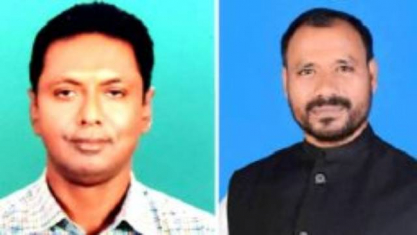 মেয়র মো. শাহনেওয়াজ শাহানশাহ ও শিক্ষা কর্মকর্তা মো. মেহের উল্লাহ