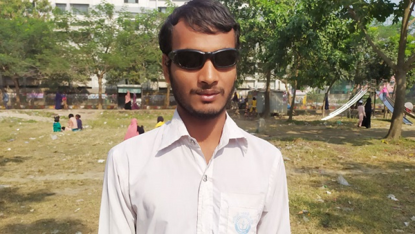 দৃষ্টিপ্রতিবন্ধী মো. সেলিম ভূঞা