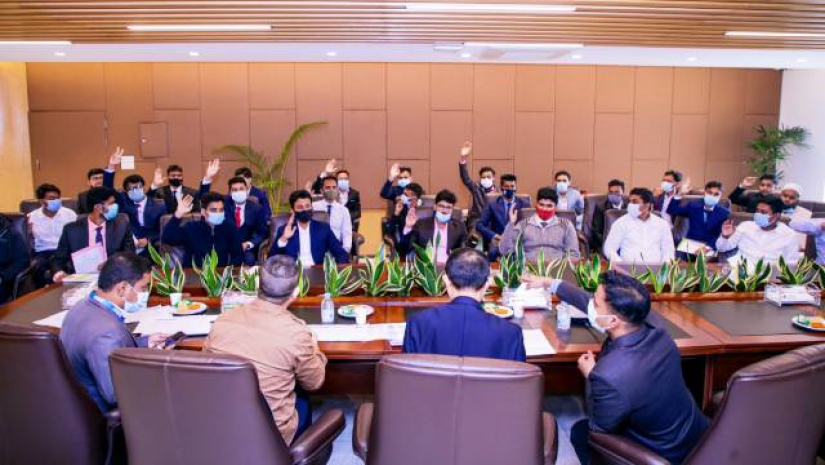 ড্যাফোডিল ইউনিভার্সিটিতে ‘স্পট রিক্রুটমেন্ট প্রোগ্রাম অনুষ্ঠিত