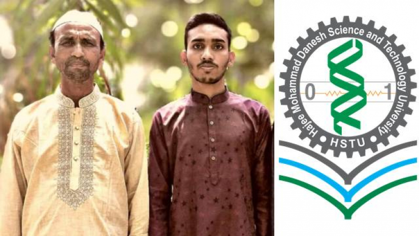 বাবার সঙ্গে রাকিব রাকিব