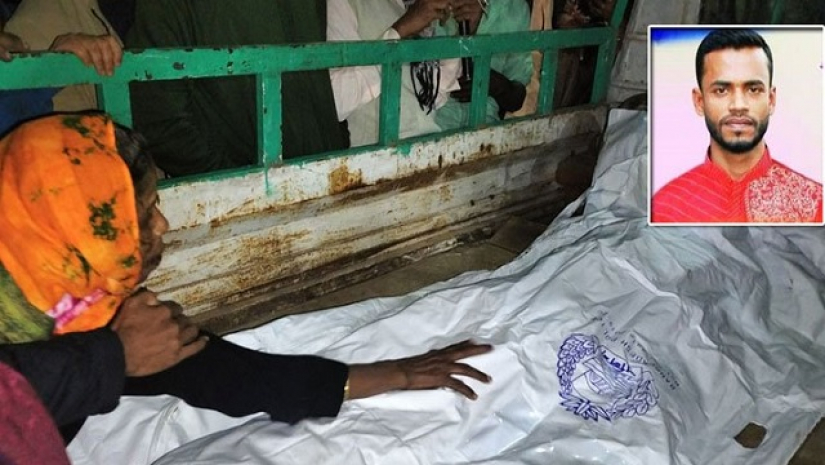 ছাত্রলীগ নেতার মরদেহ