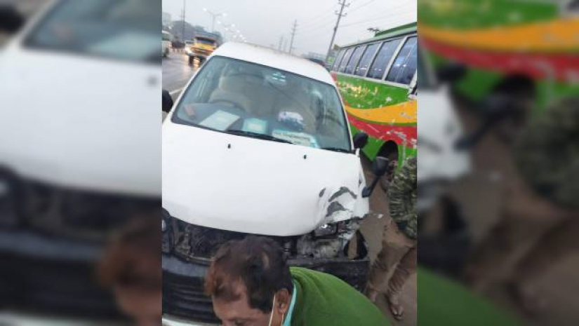 সড়ক দুর্ঘটনায় আহত গবির আইটি অফিসার