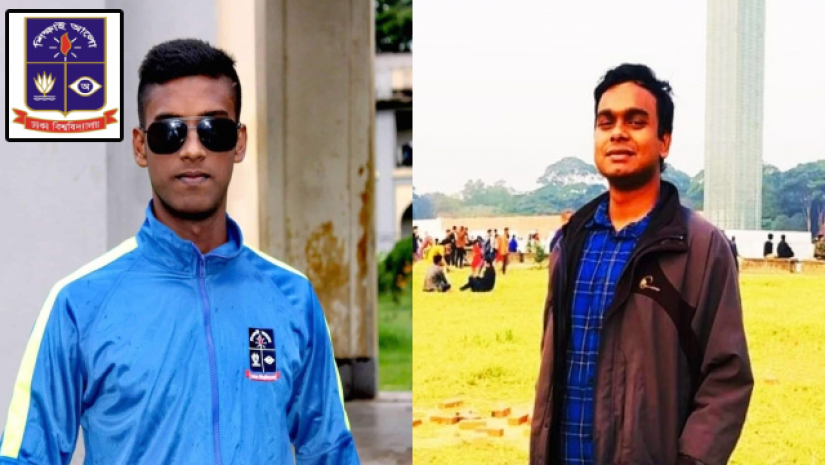 ঢাবির খুলনা জেলা ছাত্রকল্যাণ সমিতির নবনির্বাচিত সভাপতি ও সাধারণ সম্পাদক।