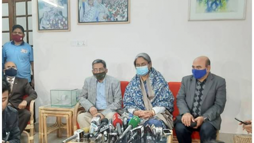 শাবিপ্রবির শিক্ষক প্রতিনিধি দলের সঙ্গে বৈঠক শেষে শিক্ষামন্ত্রী
