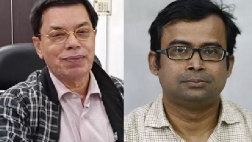 অধ্যাপক ফরিদ উদ্দিন আহমেদ ও সহকারী অধ্যাপক রুশাদ ফরিদী