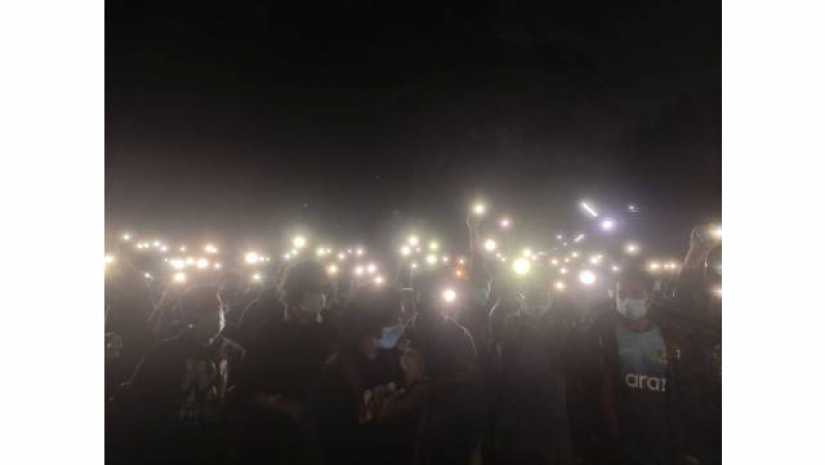 আন্দোলনকারীদের শপথ