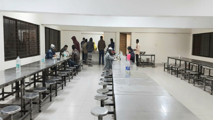 আবাসিক হলের ডাইনিং চালু