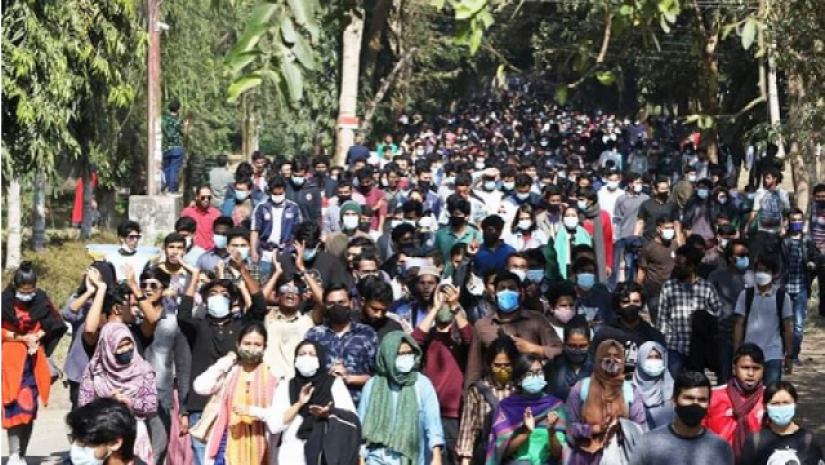 শাবিপ্রবিতে ভিসি বিরোধী আন্দোলন