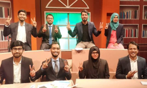 বিতর্ক প্রতিযোগিতায় ঢাবিকে হারাল কুবি