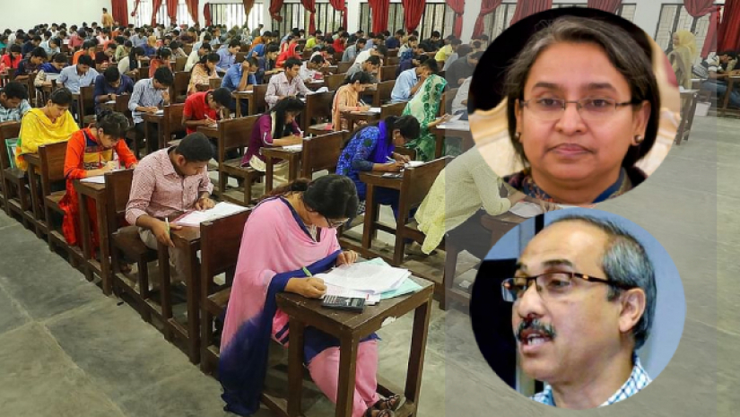 শিক্ষামন্ত্রী ডা. দীপু মনি ও স্বাস্থ্য শিক্ষার ডিজি এনায়েত হোসেন