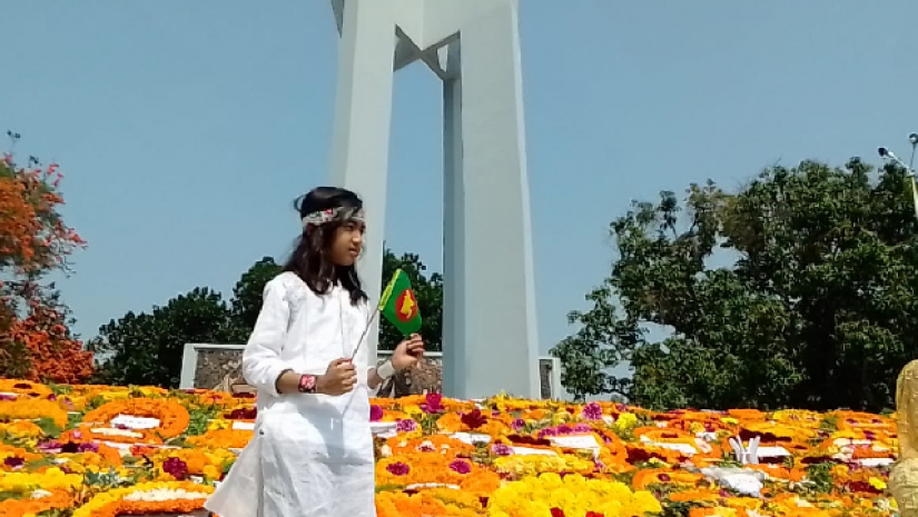 রাবিতে শ্রদ্ধা ভালোবাসায় অমর একুশে পালিত