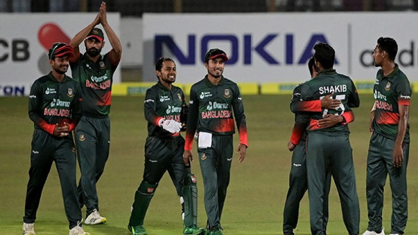 বাংলাদেশের জয়ের মুহূর্ত