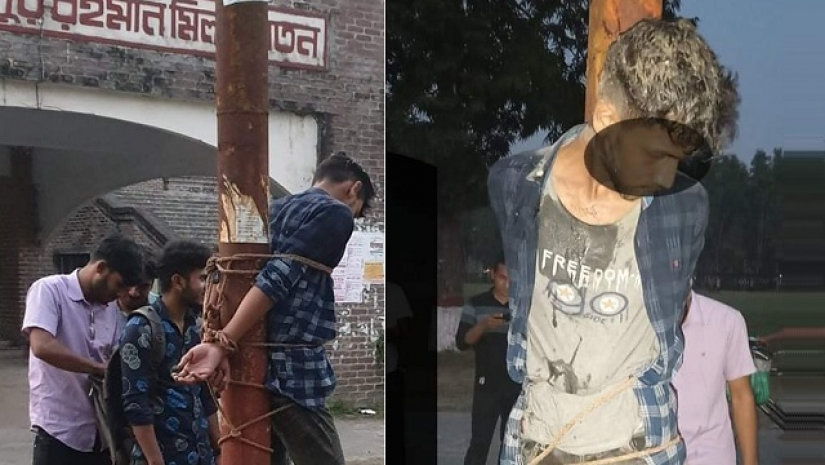 ইবিতে উদ্ভট জন্মদিন পালন