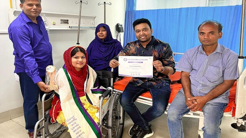তামান্না আক্তার নূরার পাশে ছাত্রলীগের সাবেক সাধারণ সম্পাদক গোলাম রাব্বানী