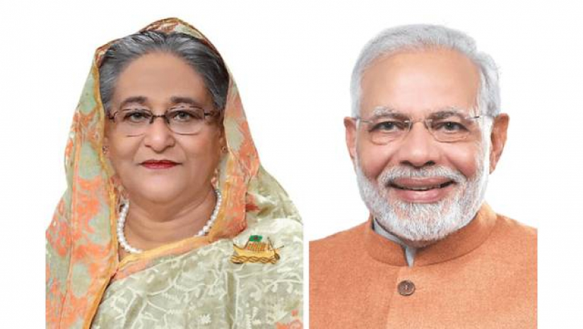 শেখ হাসিনা ও নরেন্দ্র মোদি