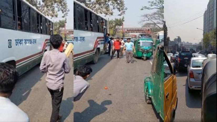 ভাইরাল ক্রিকেট খেলার দৃশ্য 