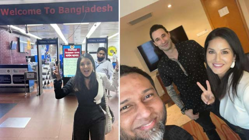 ঢাকায় সানি লিওন