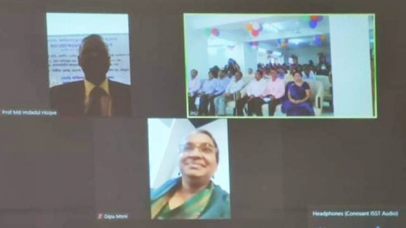 অনুষ্ঠানে বক্তব্য রাখছেন শিক্ষামন্ত্রী ডা. দীপু মনি