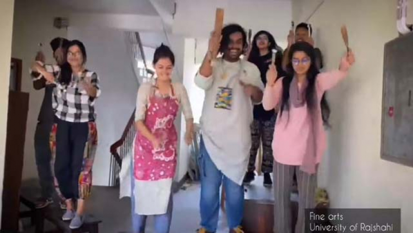 নাচের দৃশ্য