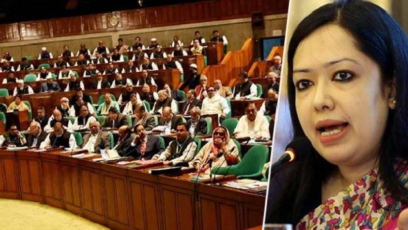 সংসদ অধিবেশন ও রুমিন ফারহানা