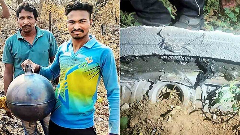 ভারতের মহারাষ্ট্রের চন্দ্রপুর জেলার দুটি গ্রামে ধাতব বলয় ও সিলিন্ডারের মতো বস্তু পাওয়া যায়