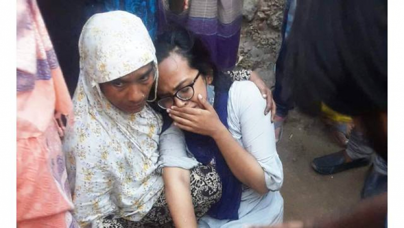 সড়ক দুর্ঘটনায় আহত মৃত্তিকা দাস