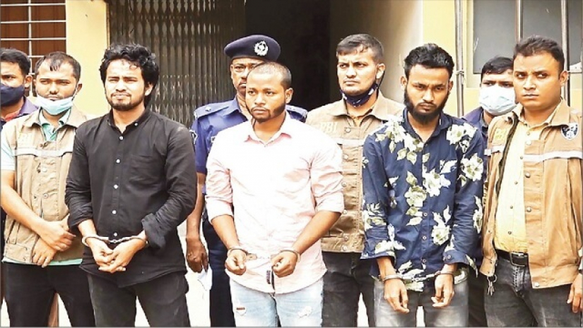 শরীফ চৌধুরী হত্যার ঘটনায় গ্রেপ্তার ছাত্রলীগ নেতা আরিফুজ্জামান আরিফসহ বাকি আসামিরা