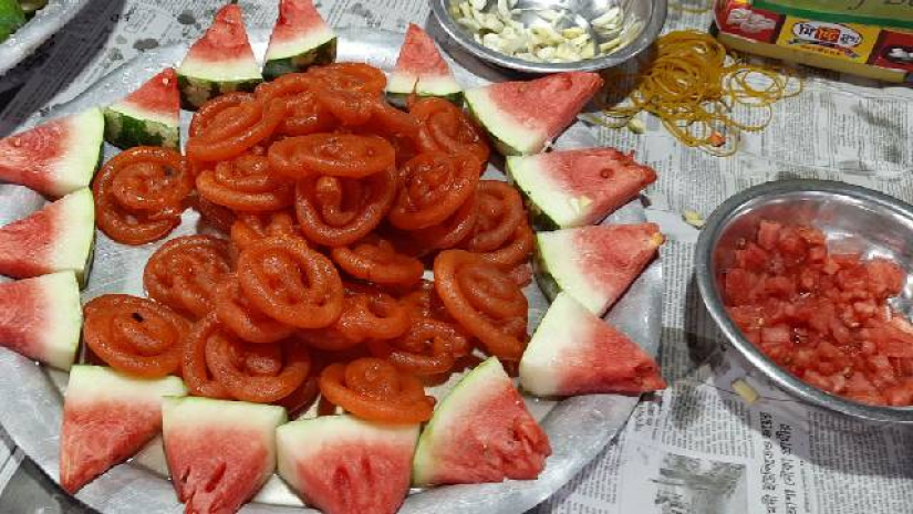 তরমুজের জিলাপি
