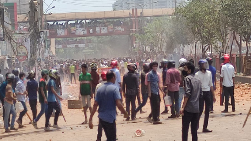 নিউমার্কেটে সংঘর্ষ