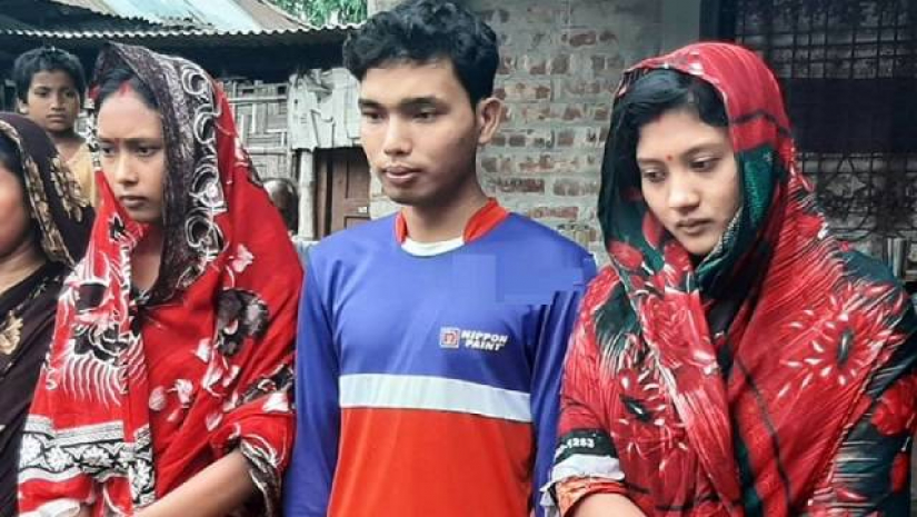 বর রনির সঙ্গে তার দুই বউ