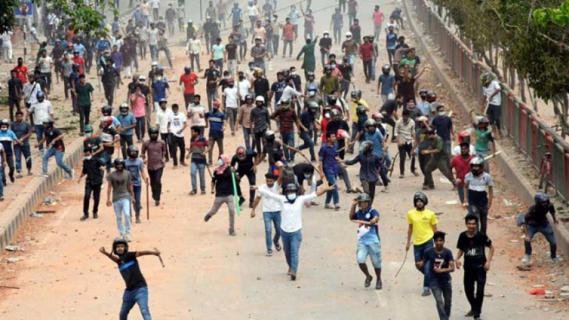 নিউমার্কেটে সংঘর্ষে